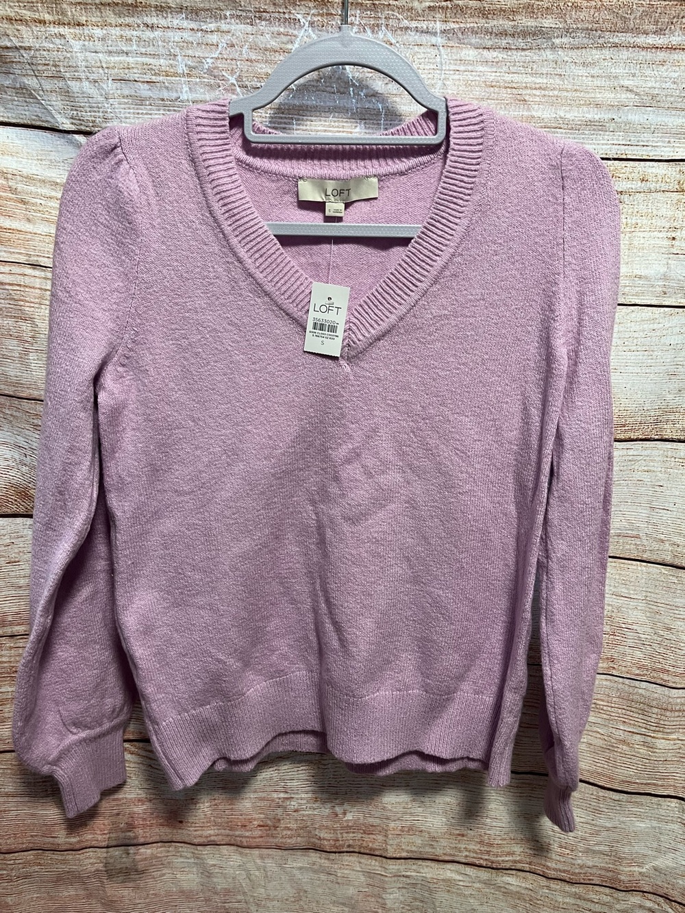 LOFT lavender soft sweater-Ladies Small-NEW